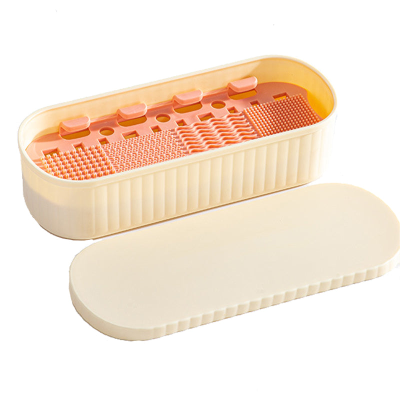 U026 Makeup Brush TRP+PP Storage Box Makeup Egg Puff Cleaning Filter Drying Rack U026 Makeup Brush TRP+PP Storage Box Makeup Egg Puff Cleaning Filter Drying Rack